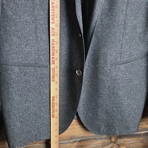 John Varvatos Men's Gray Blazer
